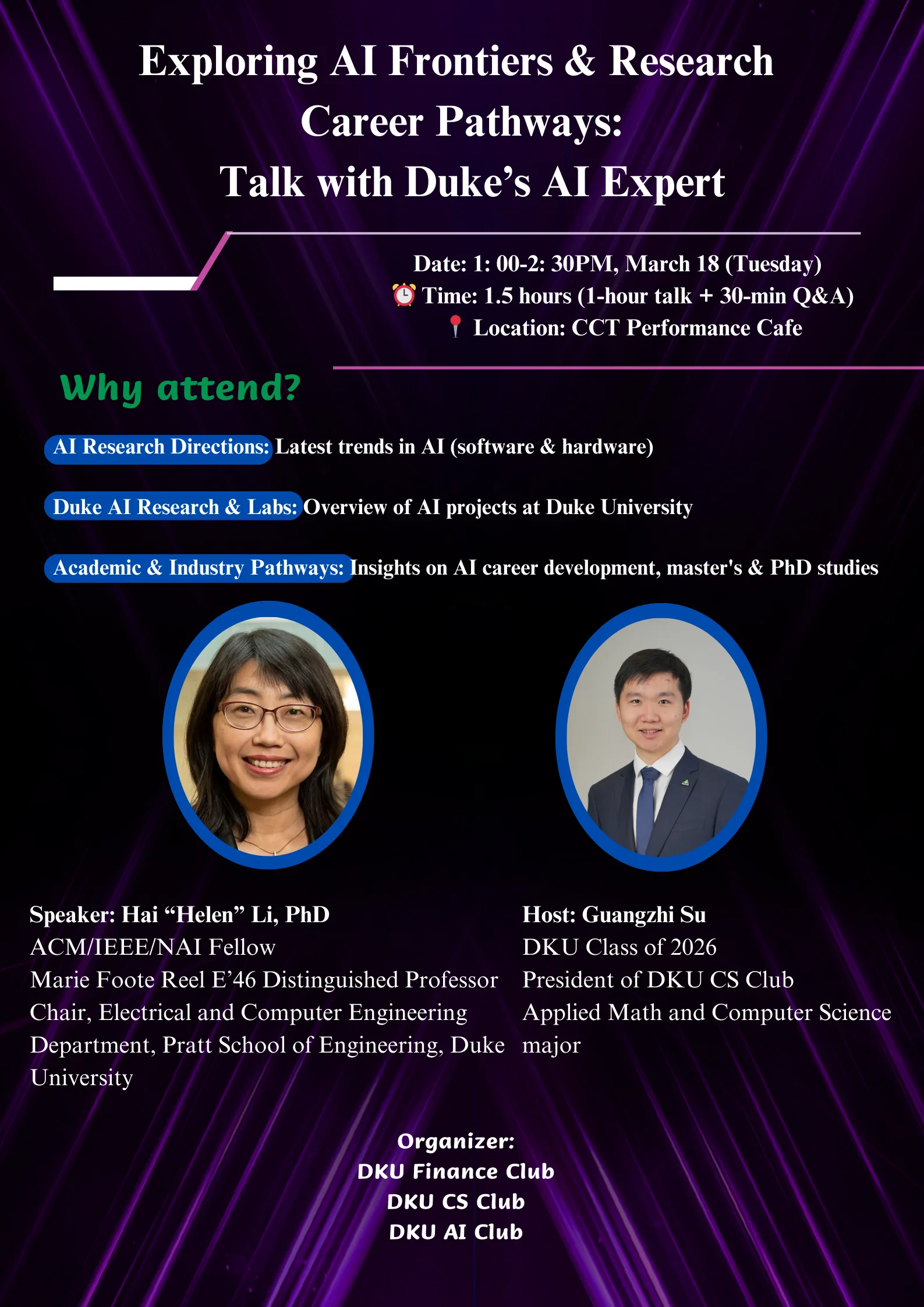 Big AI, Small Devices: Exploring AI Frontiers with Professor Hai “Helen” Li